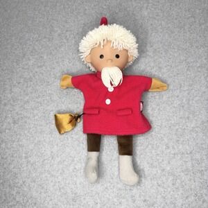 Gotz Sandman Hand Puppet‎ 654 Sandmann Red Clothes Night Hat Sand Bag Bedtime